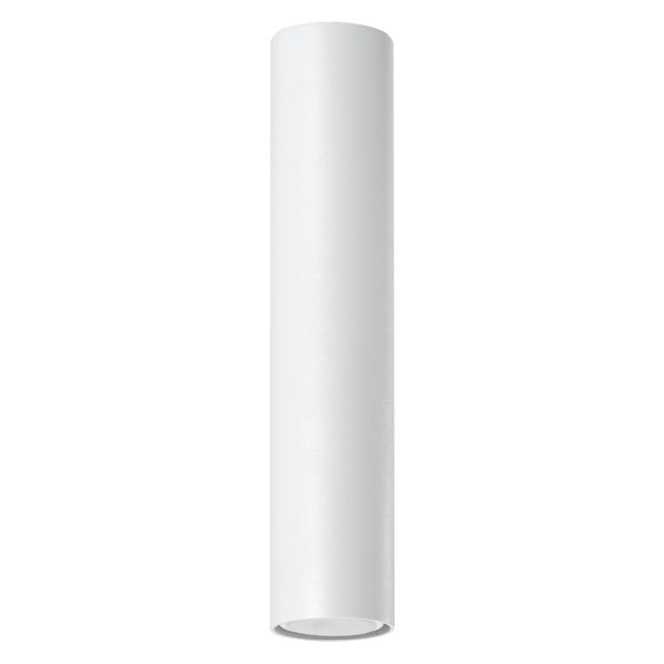 Plafonnier Acier Blanc GU10 1 Lagos 30