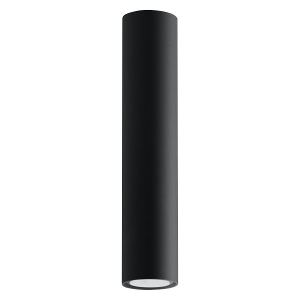 Plafonnier Acier Noir GU10 1 Lagos 30