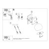 Applique Acier Blanc GU10 1 Oculare