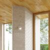 Applique Acier Blanc GU10 1 Oculare