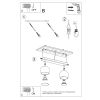 Plafonnier Acier Blanc GU10 2 Oculare