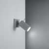 Applique Acier Gris GU10 1 Ring