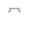 Plafonnier Acier Gris GU10 2 Ring