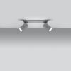 Plafonnier Acier Gris GU10 2 Ring