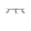 Plafonnier Acier Gris GU10 3 Ring