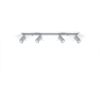 Plafonnier Acier Gris GU10 4 Ring Line
