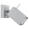 Applique Acier Gris GU10 1 Merida