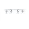 Plafonnier Acier Gris GU10 4 Merida Line