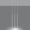 Suspension Acier Blanc G9 3 Pastelo Line