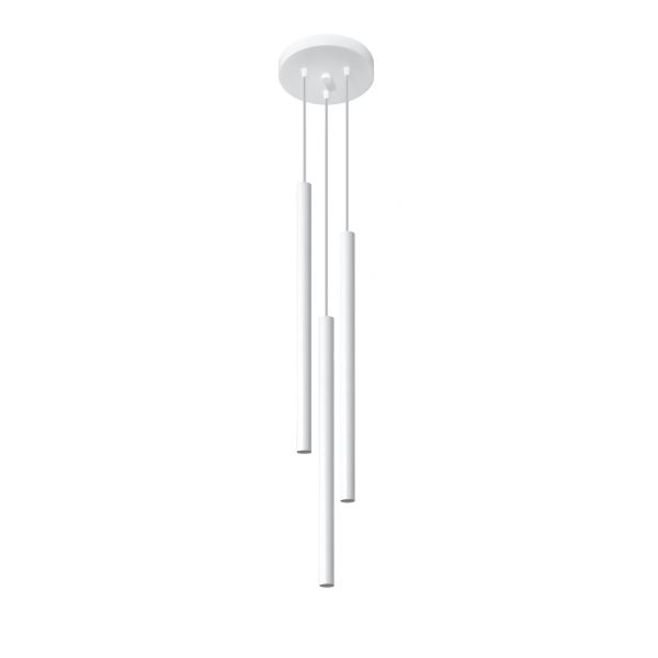 Suspension Acier Blanc G9 3 Pastelo