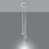Suspension Acier Blanc G9 3 Pastelo