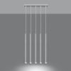 Suspension Acier Blanc G9 5 Pastelo Line