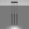 Suspension Acier Noir G9 3 Pastelo Line