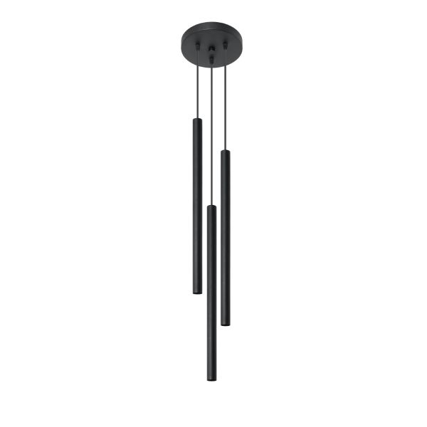 Suspension Acier Noir G9 3 Pastelo