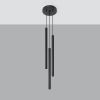 Suspension Acier Noir G9 3 Pastelo
