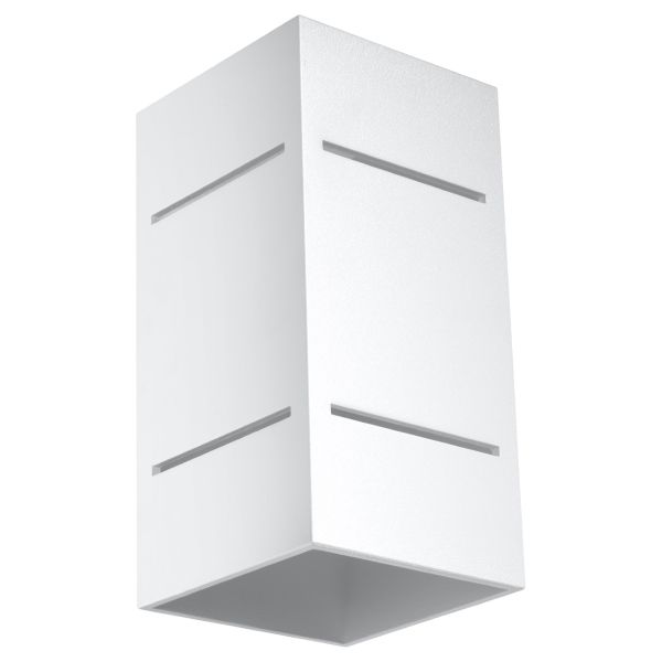 Applique Aluminium Blanc G9 1 Blocco