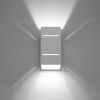 Applique Aluminium Blanc G9 1 Blocco