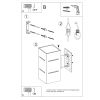 Applique Aluminium Blanc G9 1 Blocco