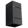 Applique Aluminium Noir G9 1 Blocco