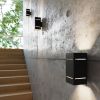 Applique Aluminium Noir G9 1 Blocco