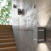Applique Aluminium Gris G9 1 Blocco