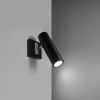 Applique Acier Noir GU10 1 Direzione