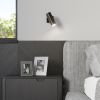 Applique Acier Noir GU10 1 Direzione