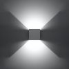 Applique Aluminium Blanc LED 1 Luca