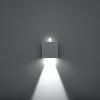 Applique Aluminium Blanc LED 1 Luca