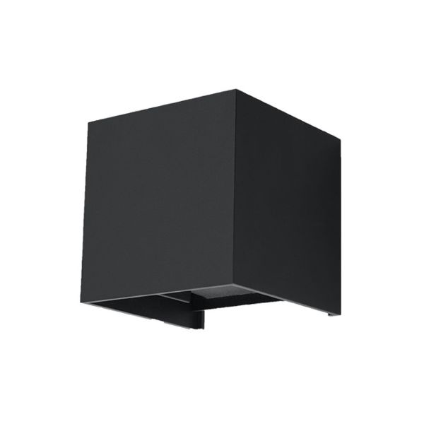 Applique Aluminium Noir LED 1 Luca