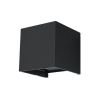 Applique Aluminium Noir LED 1 Luca