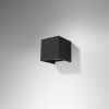 Applique Aluminium Noir LED 1 Luca