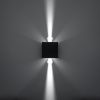 Applique Aluminium Noir LED 1 Luca