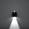 Applique Aluminium Noir LED 1 Luca