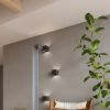 Applique Aluminium Noir LED 1 Luca