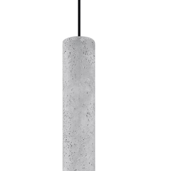 Suspension Béton Gris GU10 1 Luvo