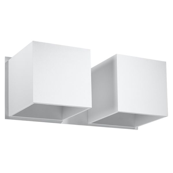 Applique Aluminium Blanc G9 2 Quad