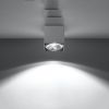 Plafonnier Aluminium Blanc GU10/ES111 1 Blake