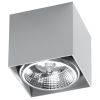 Plafonnier Aluminium Gris GU10/ES111 1 Blake