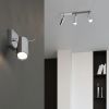 Plafonnier Acier Chrome GU10 6 Ring
