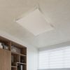Plafonnier Tissu Blanc G13 2 Luna