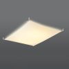 Plafonnier Tissu Blanc G13 3 Luna