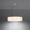 Suspension Tissu Blanc E27 5 Skala