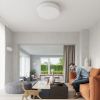 Suspension Tissu Blanc E27 5 Skala