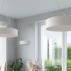 Suspension Tissu Blanc E27 5 Skala