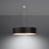 Suspension Tissu Noir E27 5 Skala