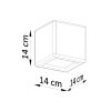 Applique Céramique Blanc E27 1 Nesta