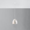 Suspension Céramique Blanc E27 1 Bukano