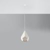 Suspension Céramique Blanc E27 1 Pavlus