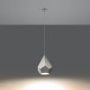 Suspension Céramique Blanc E27 1 Pavlus